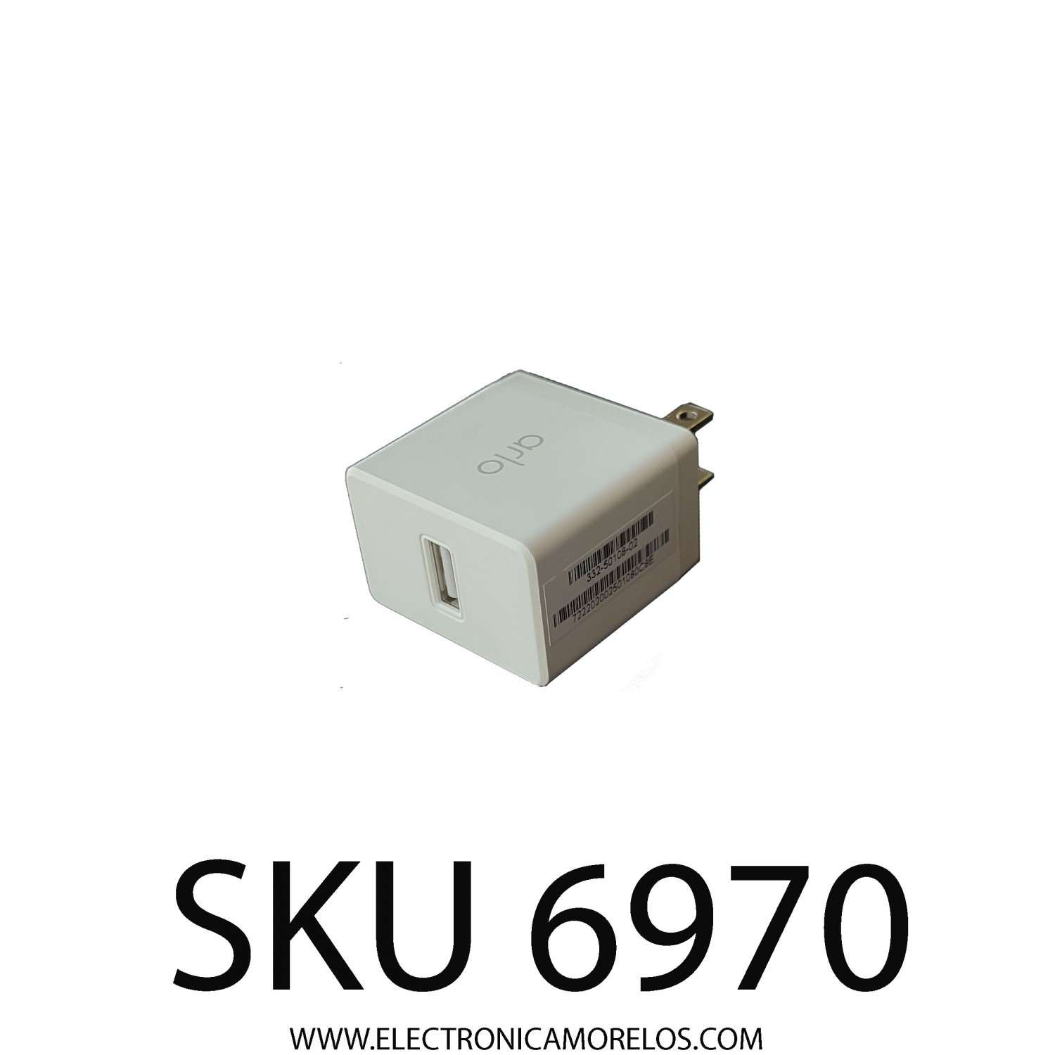 ADAPTADOR AC ARLO / NUMERO DE PARTE 2AEA010BA3B / 332-50108-02 / ENTRADA: 100-240V AC / SALIDA: 5.0V DC- 2.0A 10.0W